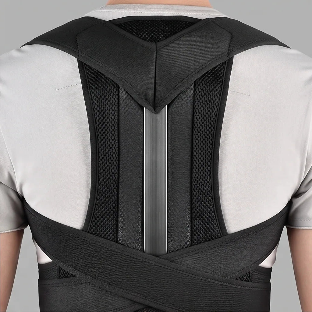 Dual-Support Posture Corrector Brace